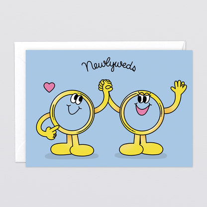'Newlyweds' Greetings Card by Wrap