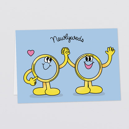 'Newlyweds' Greetings Card by Wrap