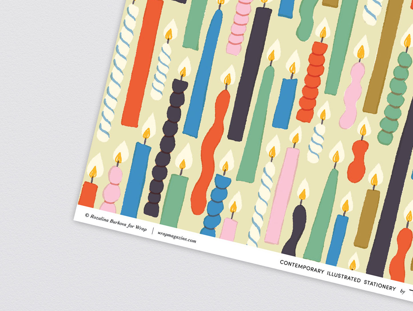 Candles Wrapping Paper by Wrap