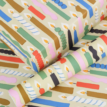 Candles Wrapping Paper  by Wrap