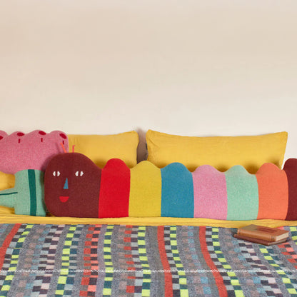Caterpillar Bolster Cushion by Donna Wilson