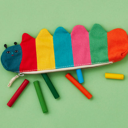 Casey Caterpillar Pencil Case by Donna Wilson