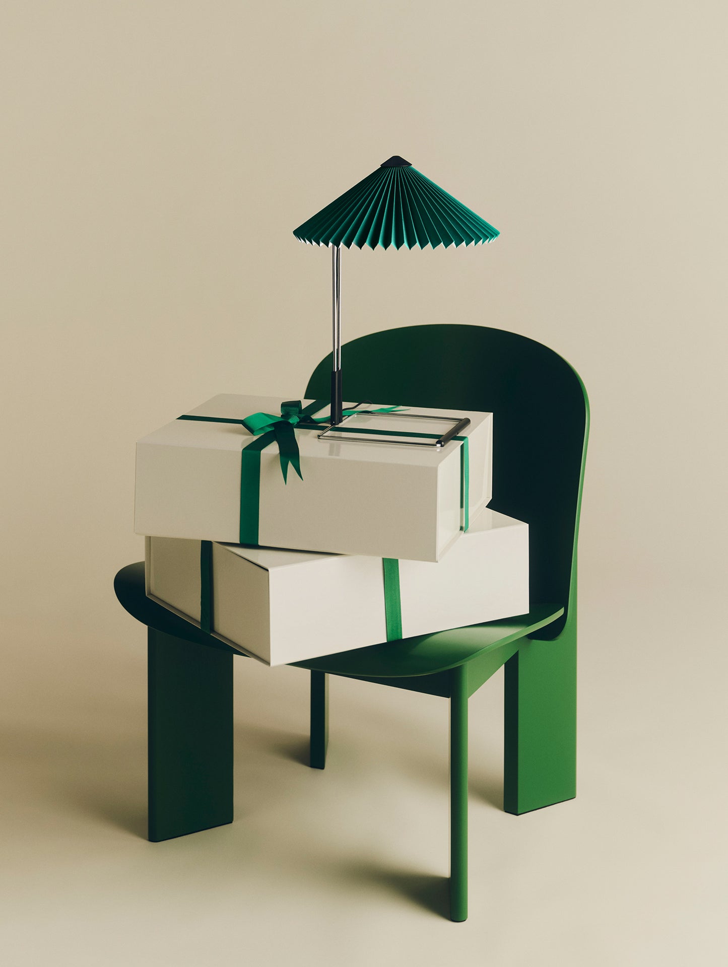 Matin Table Lamp - Mirror Plated Steel Base
