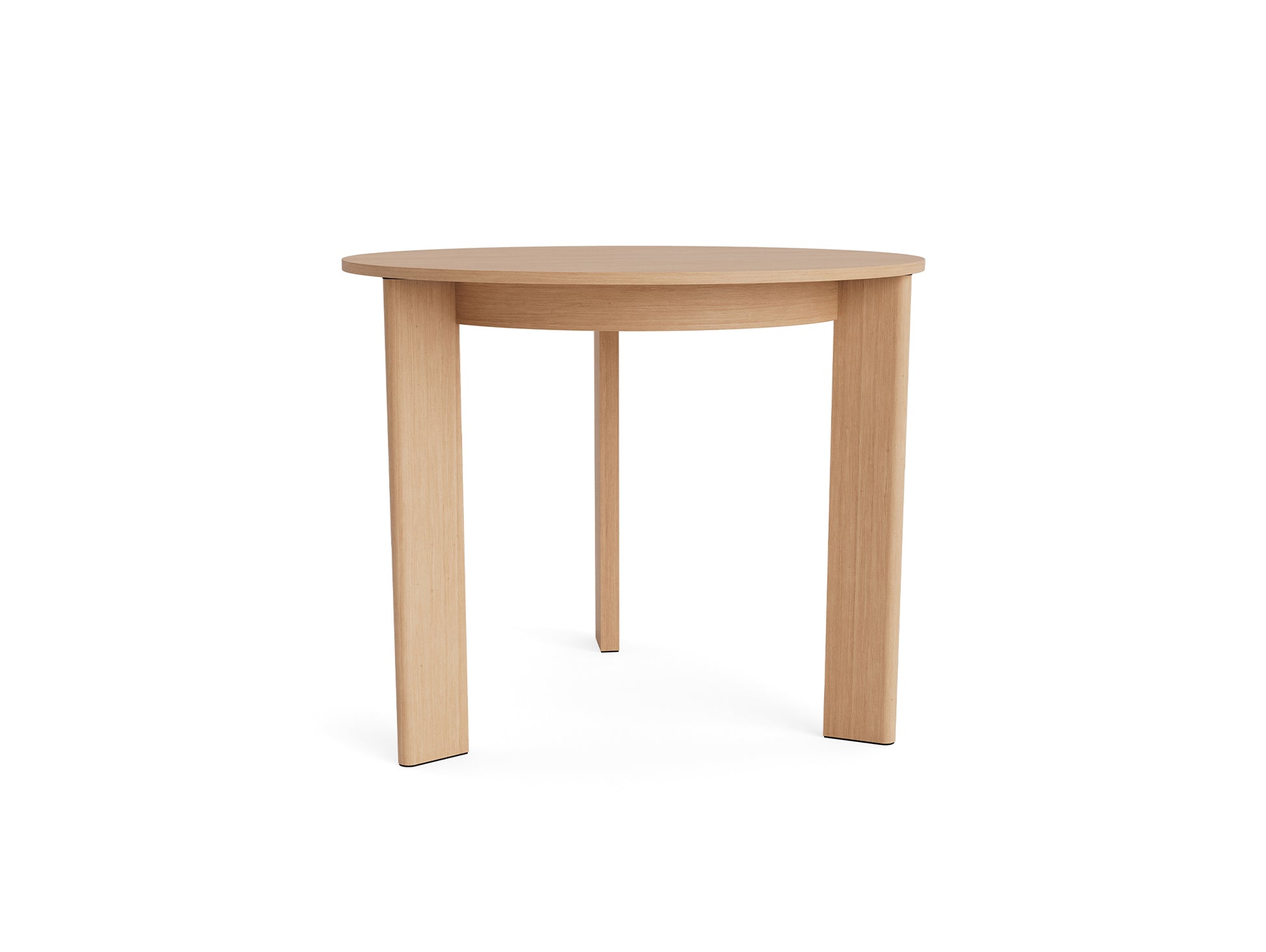 Chisel 20 Table Round by HAY - D90 cm / Lacquered Oak Veneer