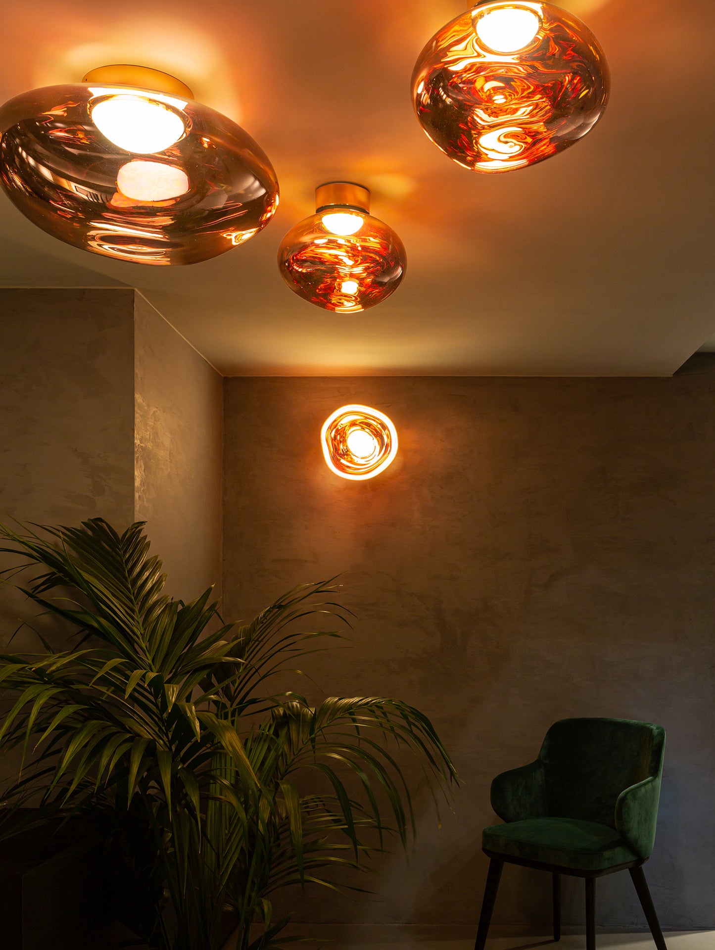 Melt Surface LED Wall Lamp by Tom Dixon