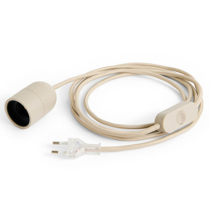 Common Table Cord Set by HAY - Beton Grey