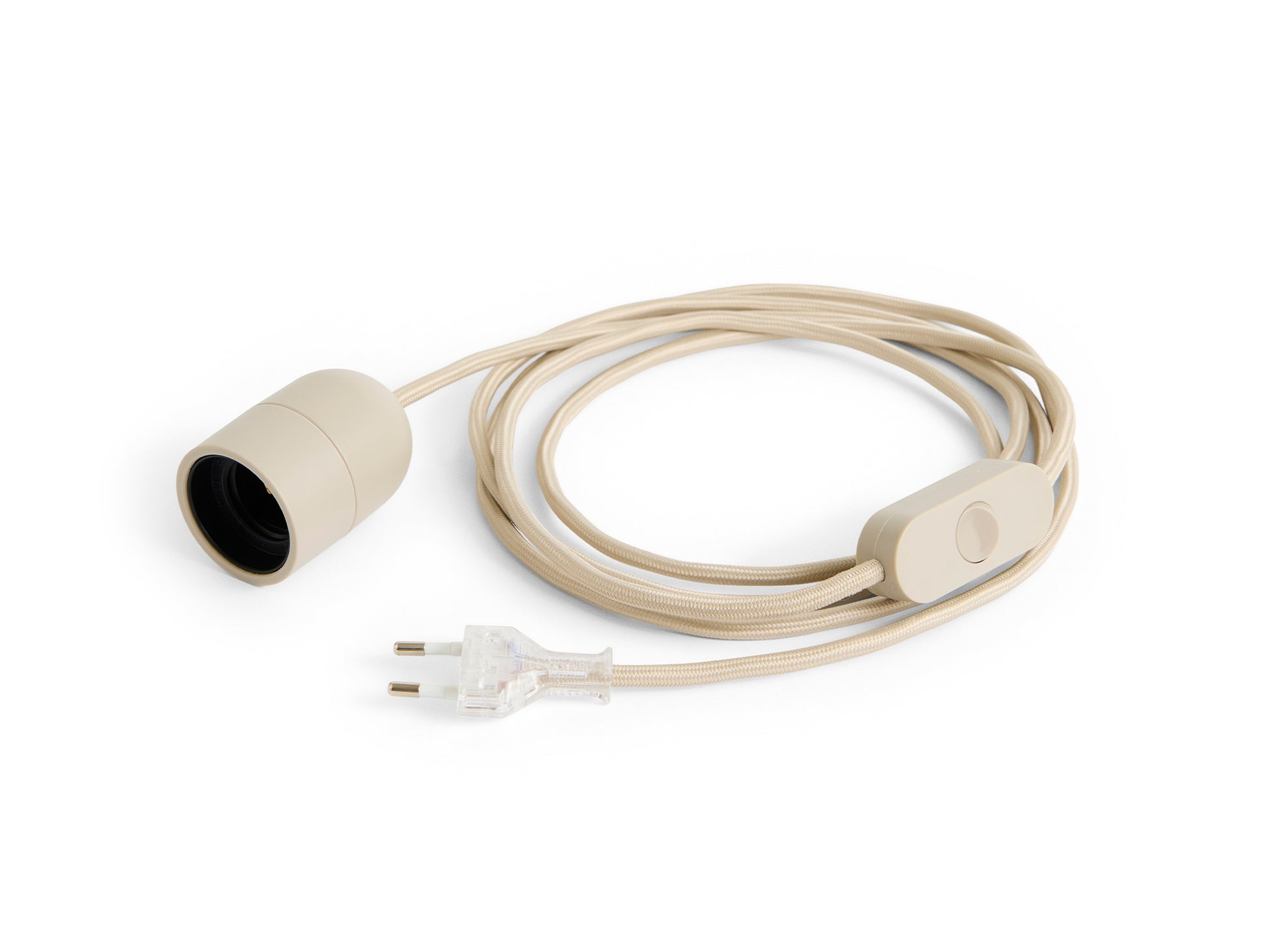 Common Table Cord Set by HAY - Beton Grey