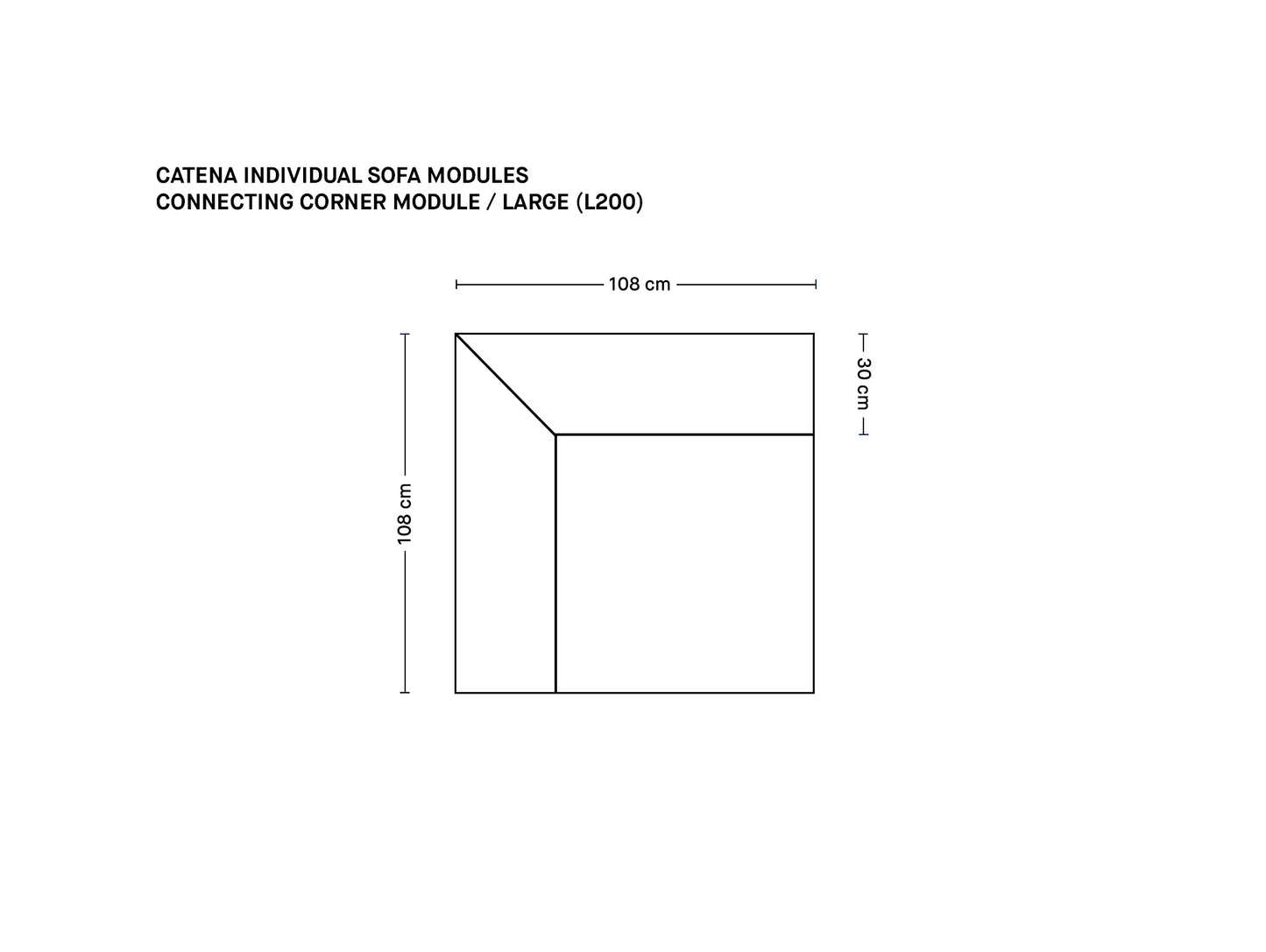 Catena 개별 소파 모듈