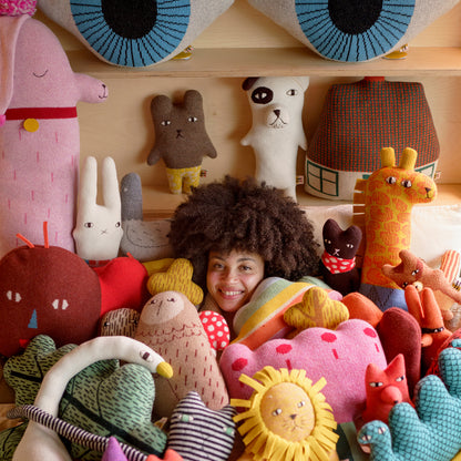 Eye Shaped Cushion by Donna Wilson