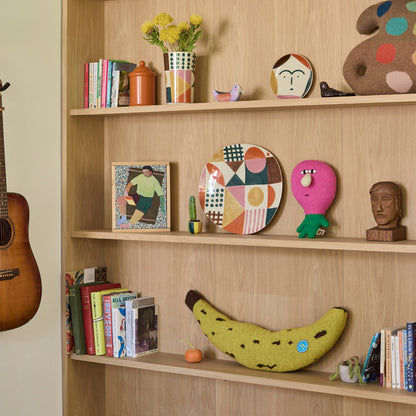Banana Shaped Cushion by Donna Wilson