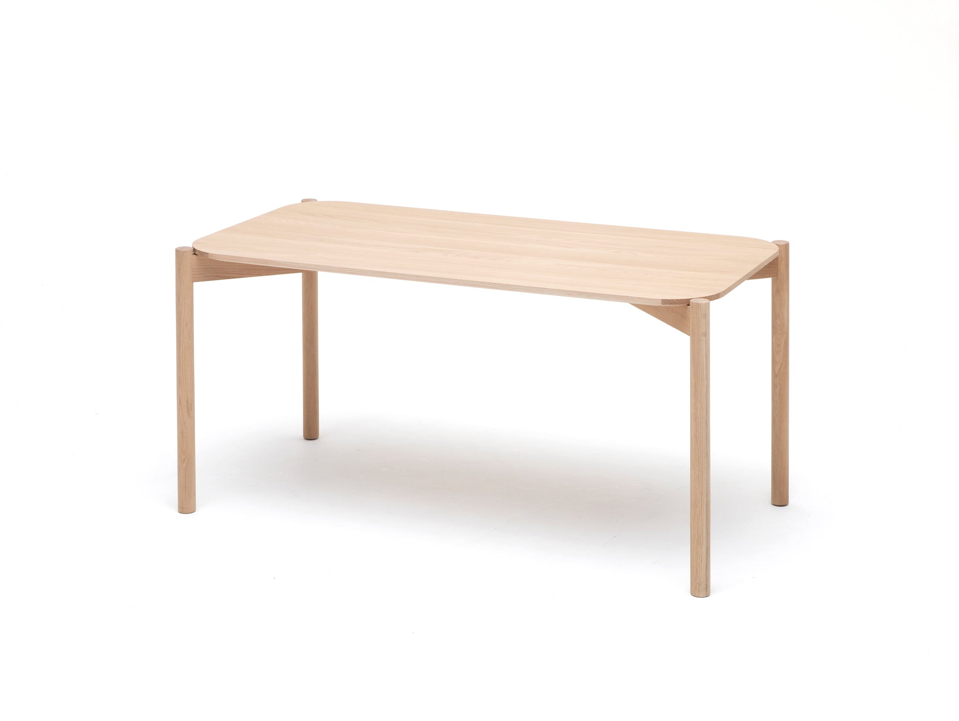 Castor Table by Karimoku New Standard - 150 x 75 cm / Lacquered Oak