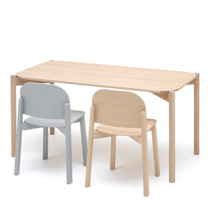 Castor Table by Karimoku New Standard - Lacquered Oak