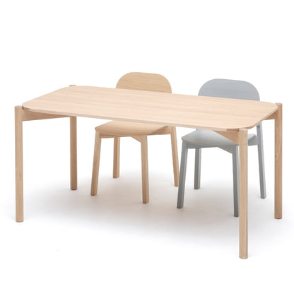 Castor Table by Karimoku New Standard - Lacquered Oak