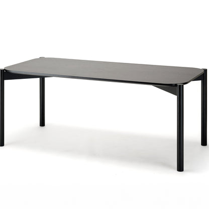 Castor Table by Karimoku New Standard - 180 x 85 cm / Black Lacquered Oak