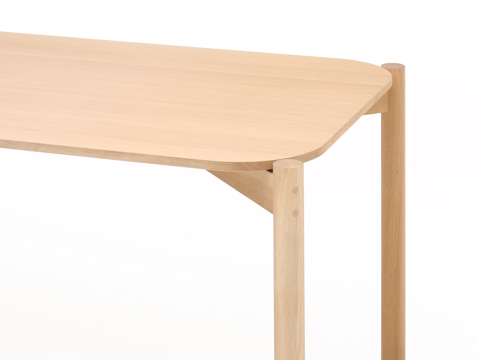 Castor Table by Karimoku New Standard - Lacquered Oak