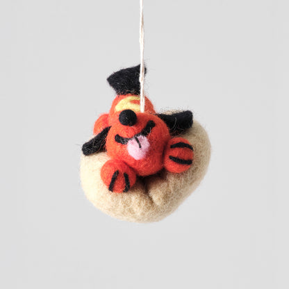 Frank, The Hotdog Dog Felt Hanging Decoration