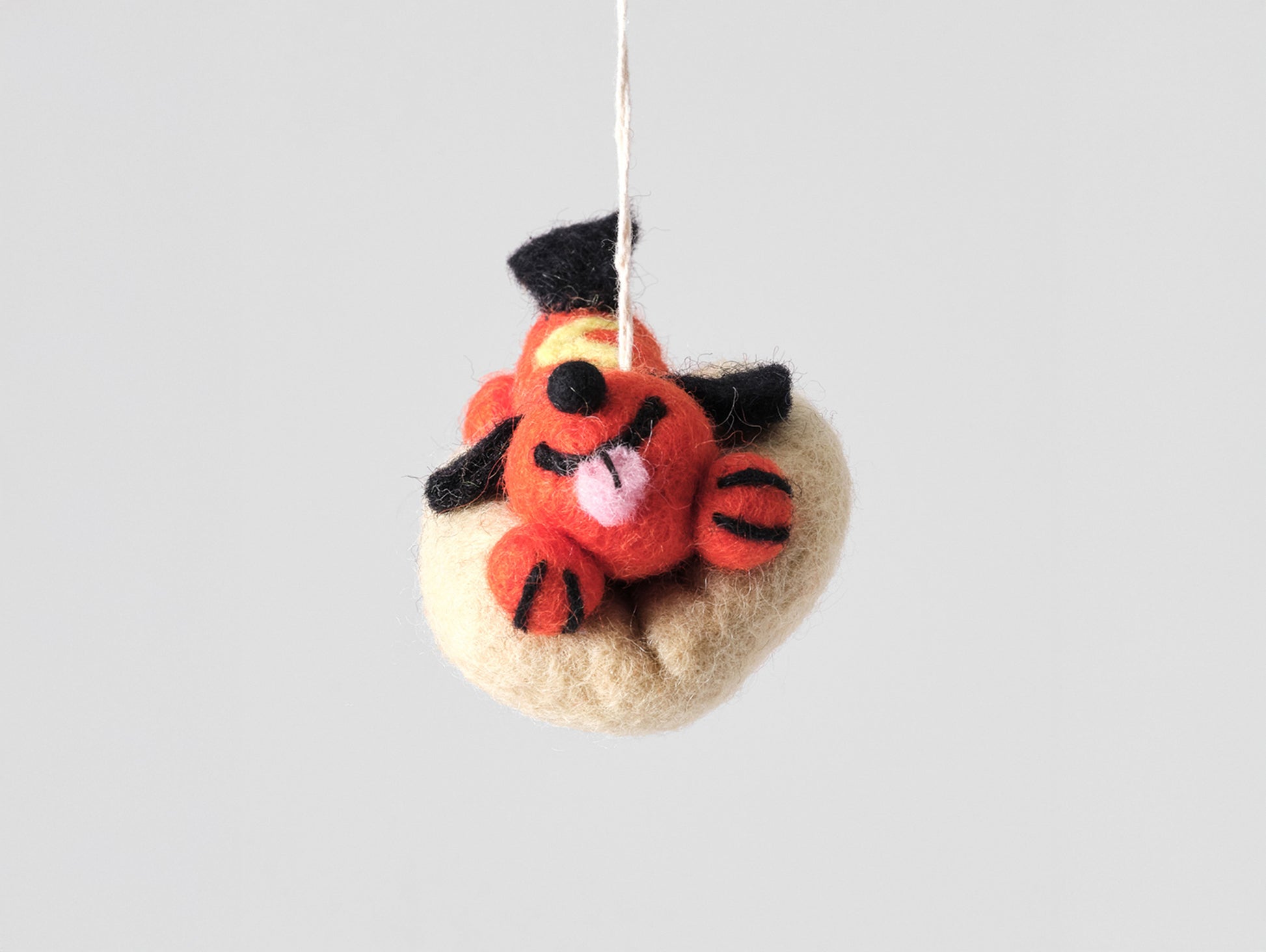 Frank, The Hotdog Dog Felt Hanging Decoration