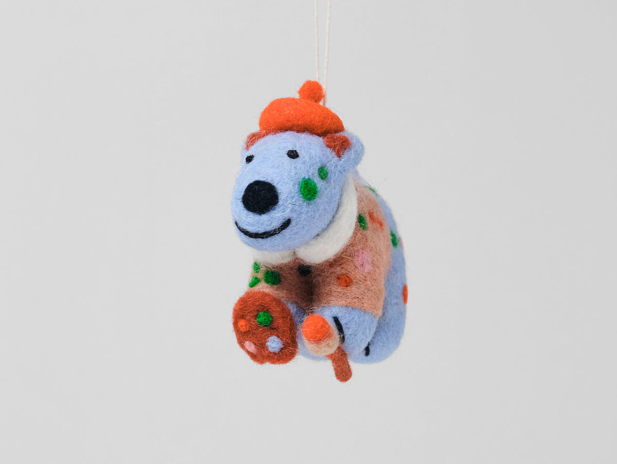 Jackson, Artist Dog Hanging Decoration
