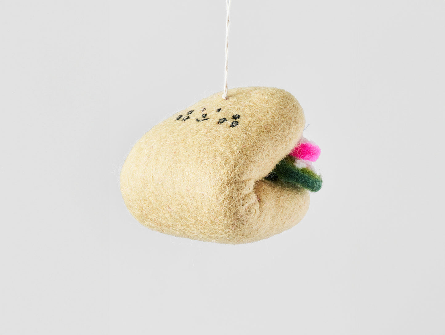 Felted Decorations by Wrap Stationery - Bao Bun