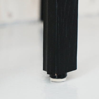 HAY About A Stool AAS 32 / Set of 3 / 65 cm Seat Height / Black Oak Base / Brick, Black and Concrete Grey Seats / Open Box