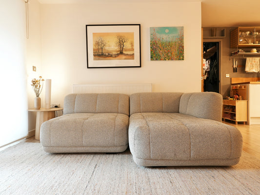 HAY Quilton Sofa / Modules 401 + 502 / Olavi 02 / Ex Display by HAY