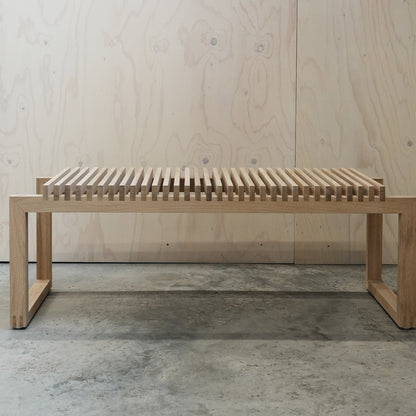 Cutter Bench / Untreated Oak / Open Box by Fritz Hansen