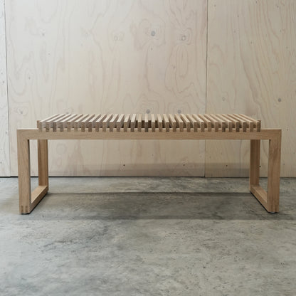 Cutter Bench / Untreated Oak / Open Box by Fritz Hansen
