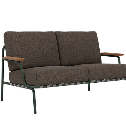 Settle 2-Seater Sofa by Muuto / Dark Green Frame / Laze 02