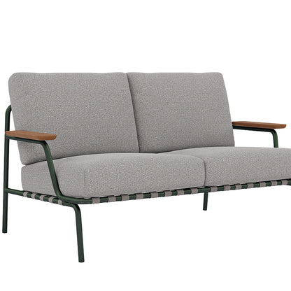Settle 2-Seater Sofa by Muuto / Dark Green Frame / Laze 03
