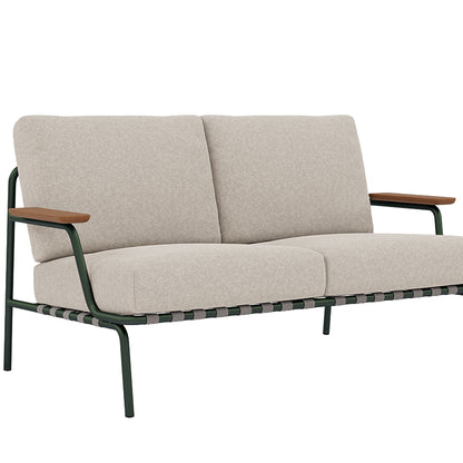 Settle 2-Seater Sofa by Muuto / Dark Green Frame / Laze 04