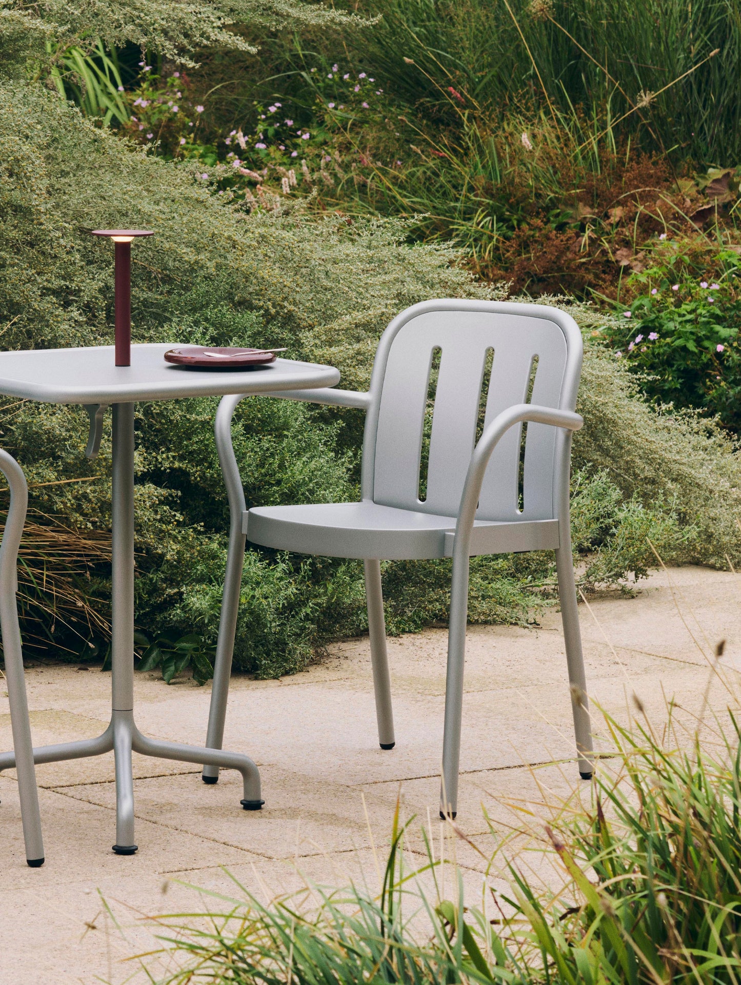 Deville Armchair by HAY - Silver Grey