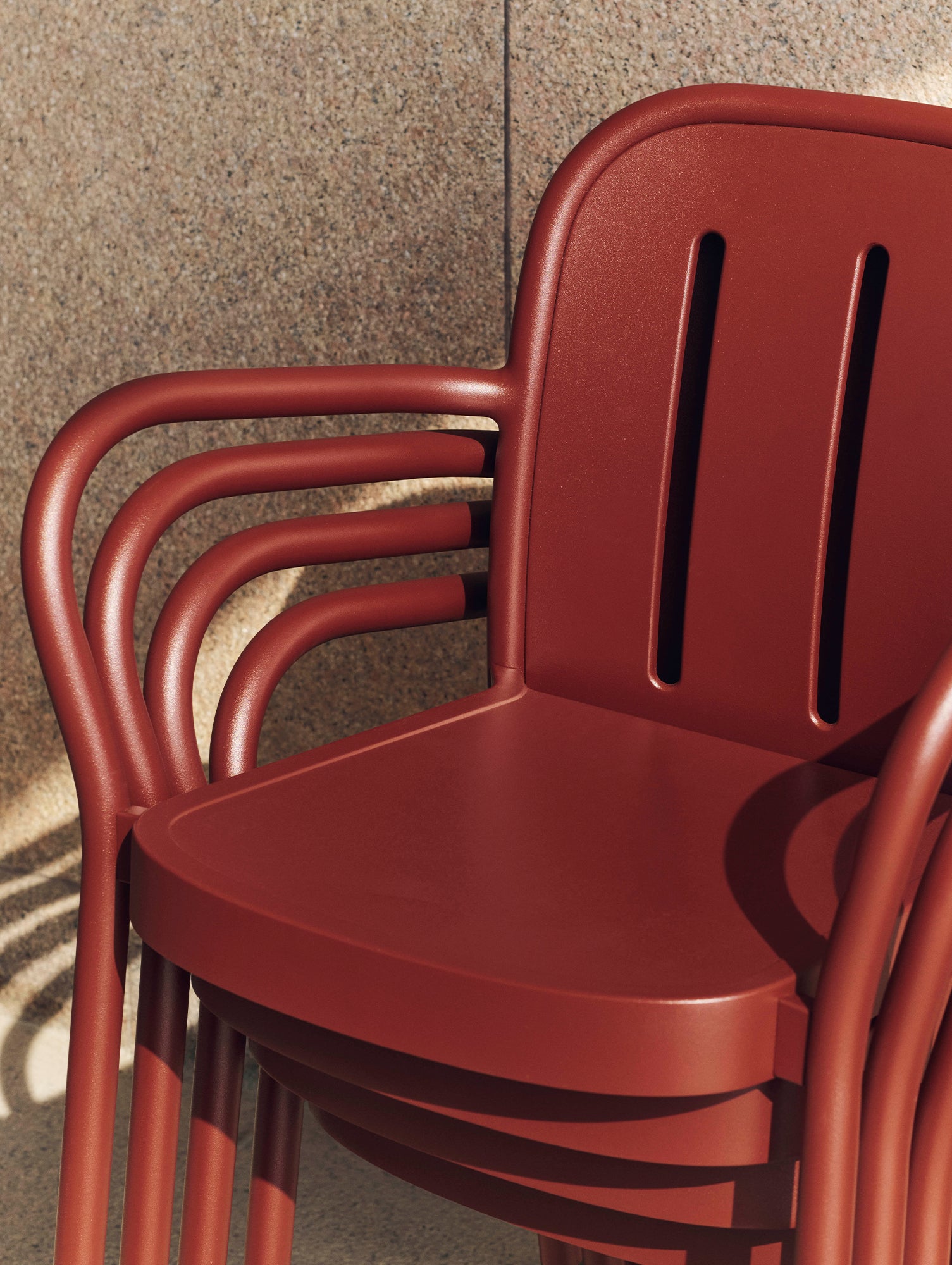 Deville Armchair by HAY - Iron Red