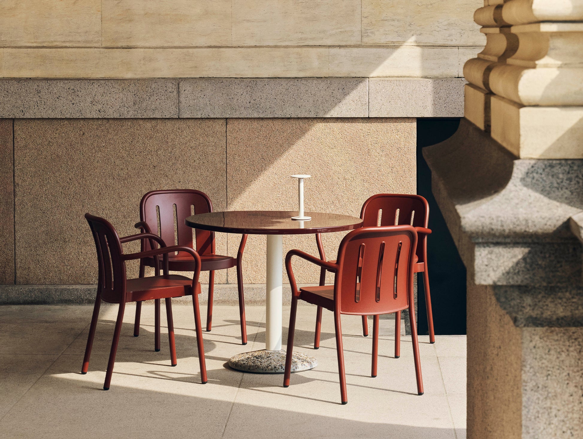 Deville Armchair by HAY - Iron Red