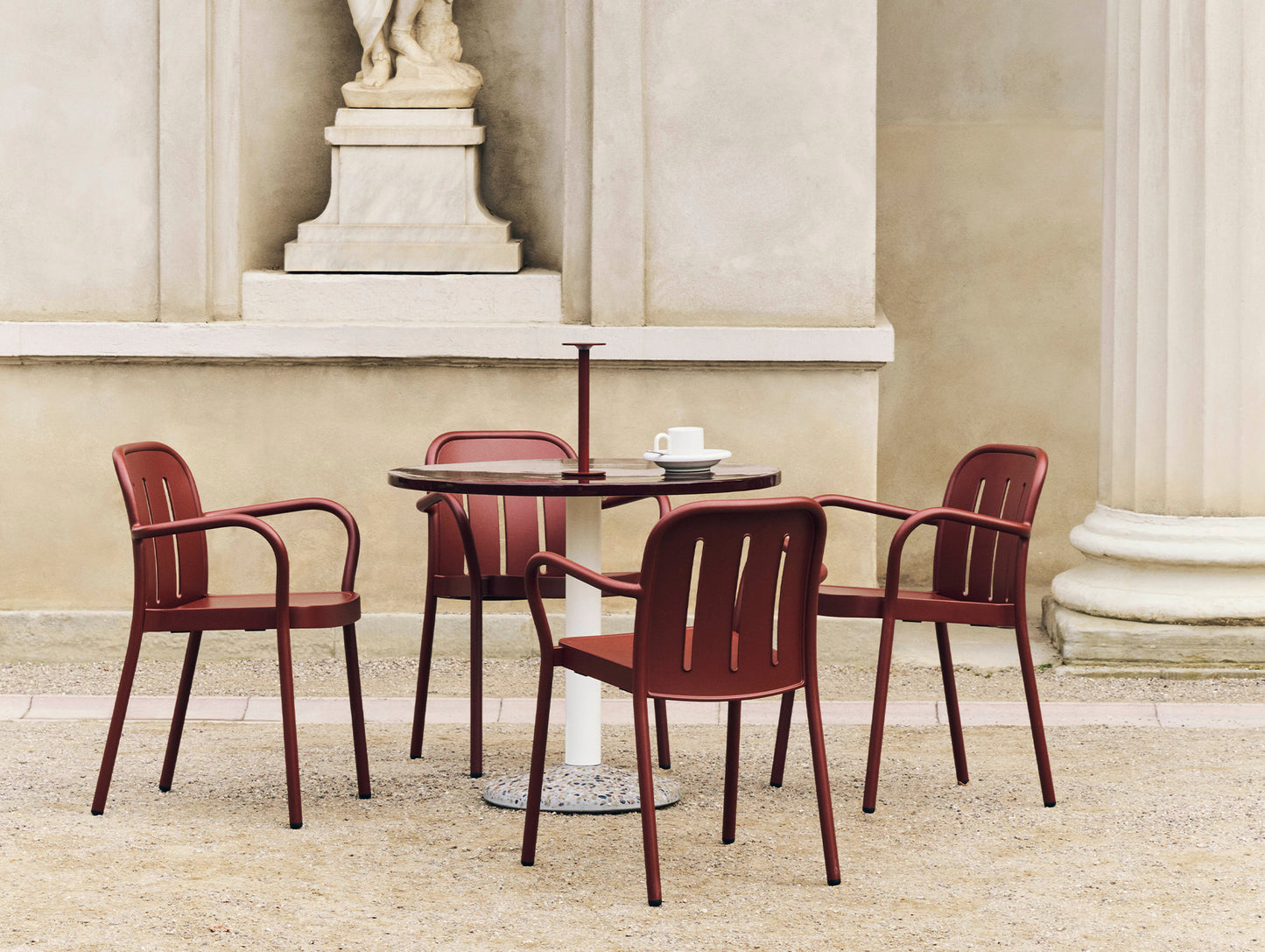 Deville Armchair by HAY - Iron Red