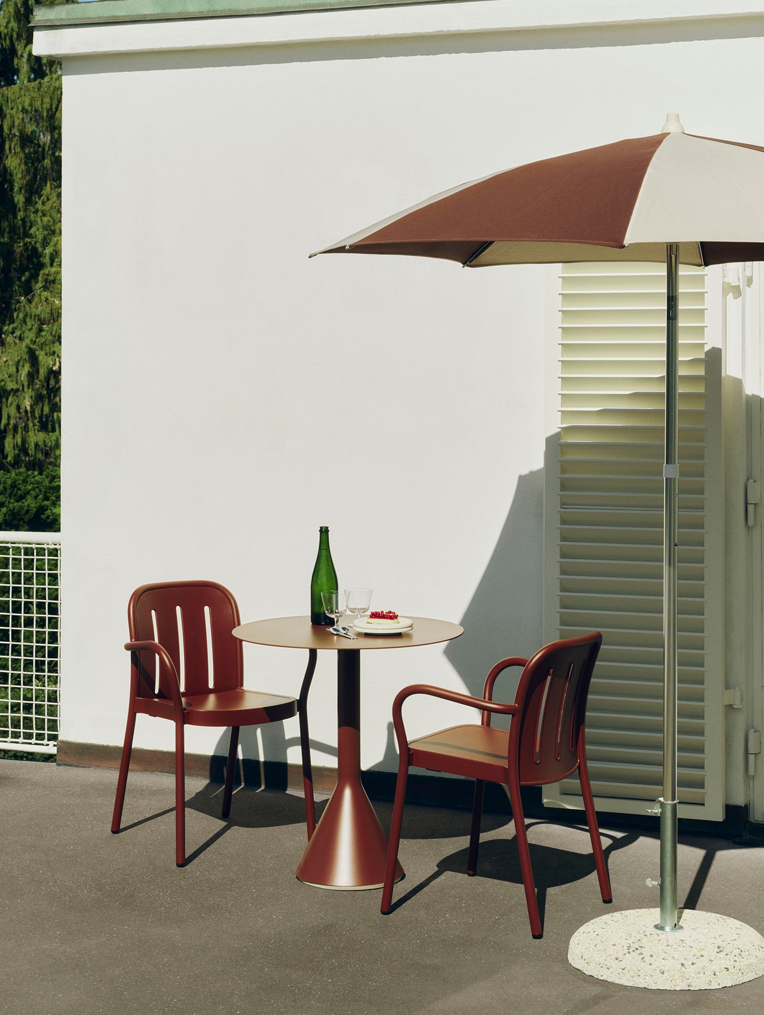 Deville Armchair by HAY - Iron Red