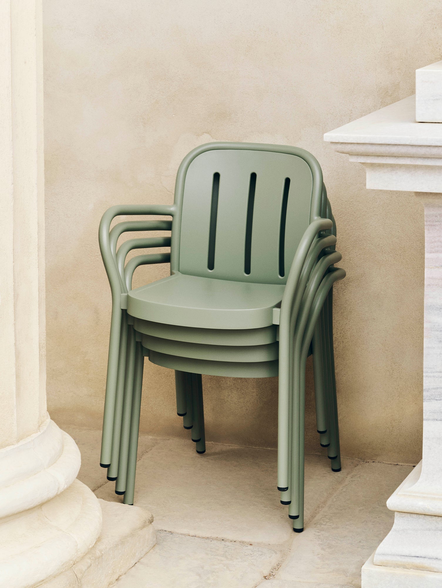 Deville Armchair by HAY - Thyme Green