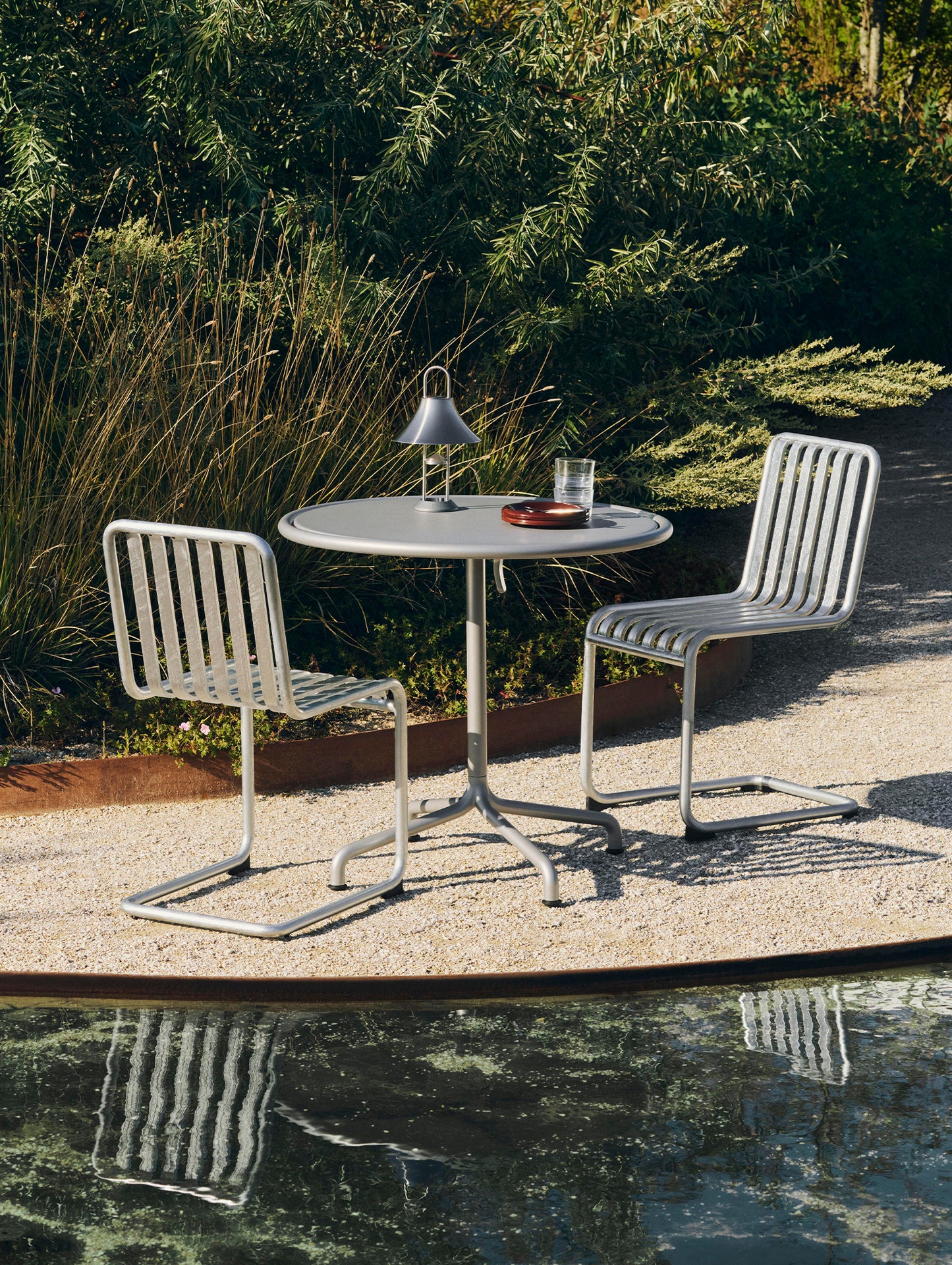 Palissade Cantilever Chair by HAY - Hot Galvanised