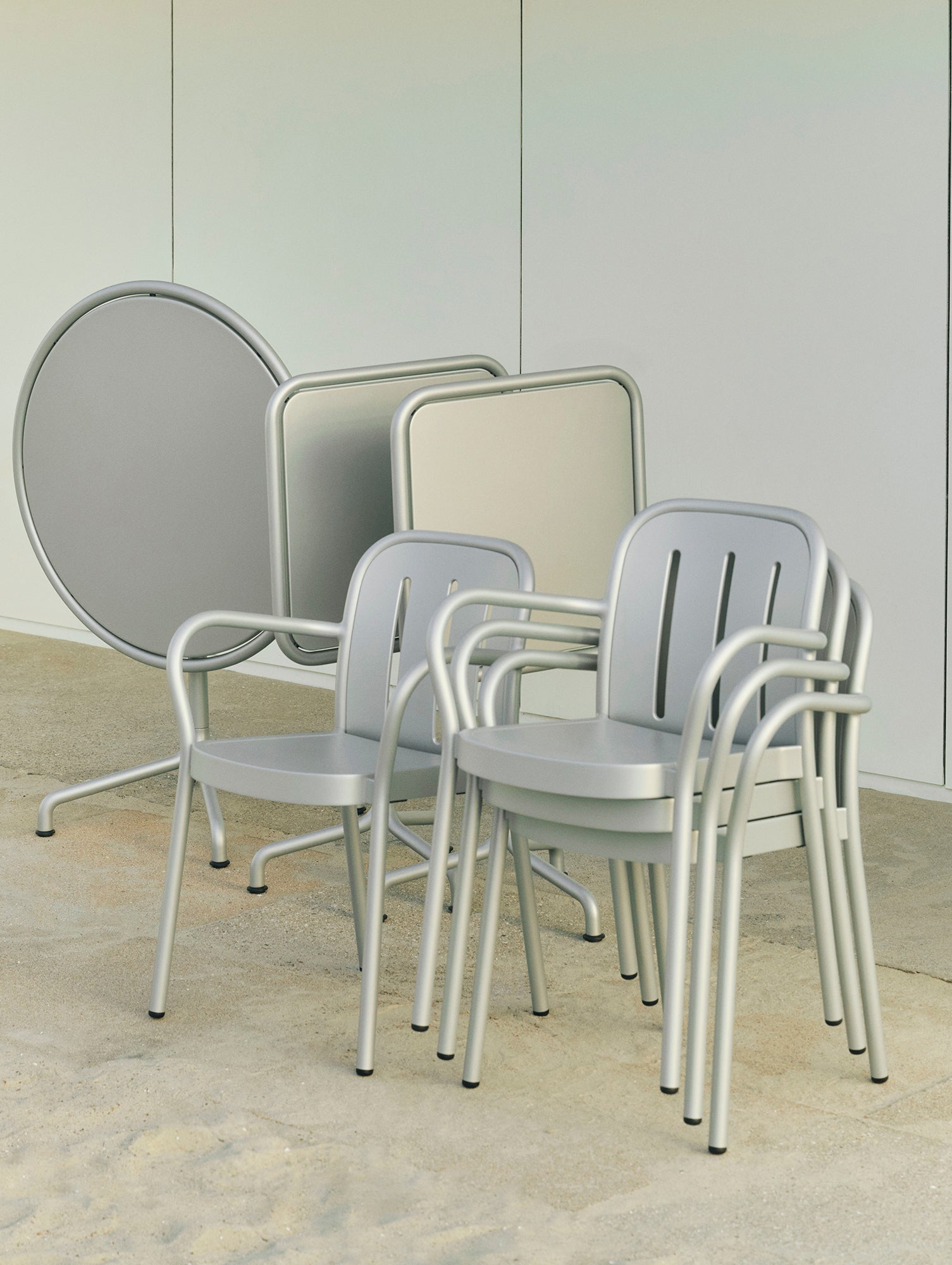 Deville Armchair by HAY - Silver Grey