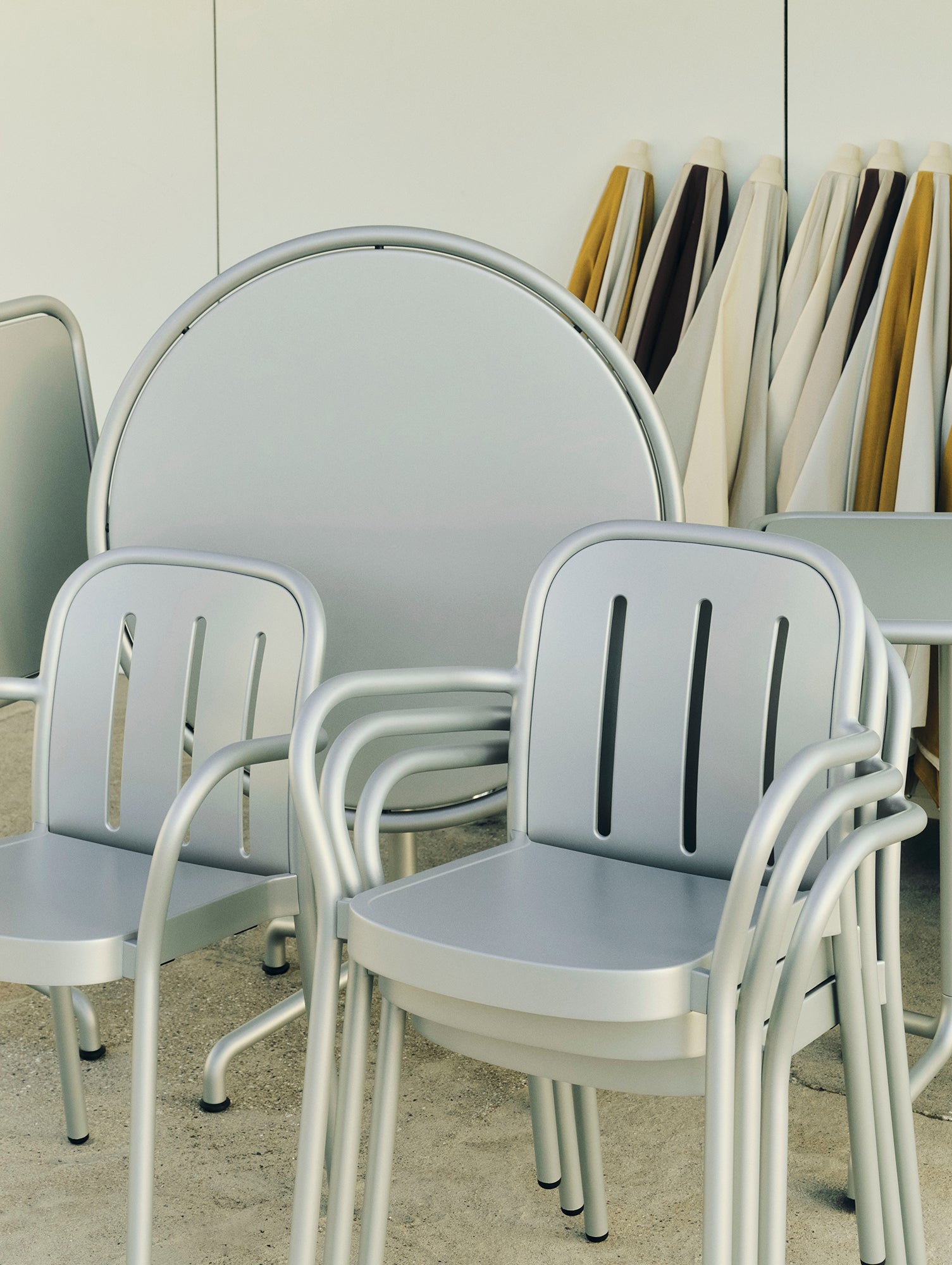 Deville Armchair by HAY - Silver Grey