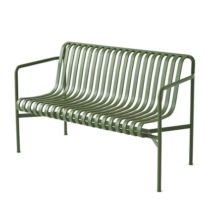 Palissade Dining Bench With Armrest / Olive