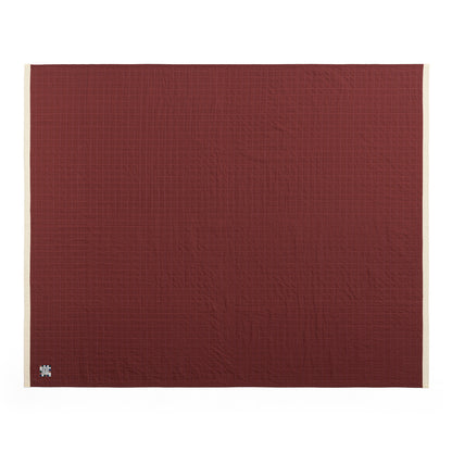Dori Bedspread by HAY - Maroon