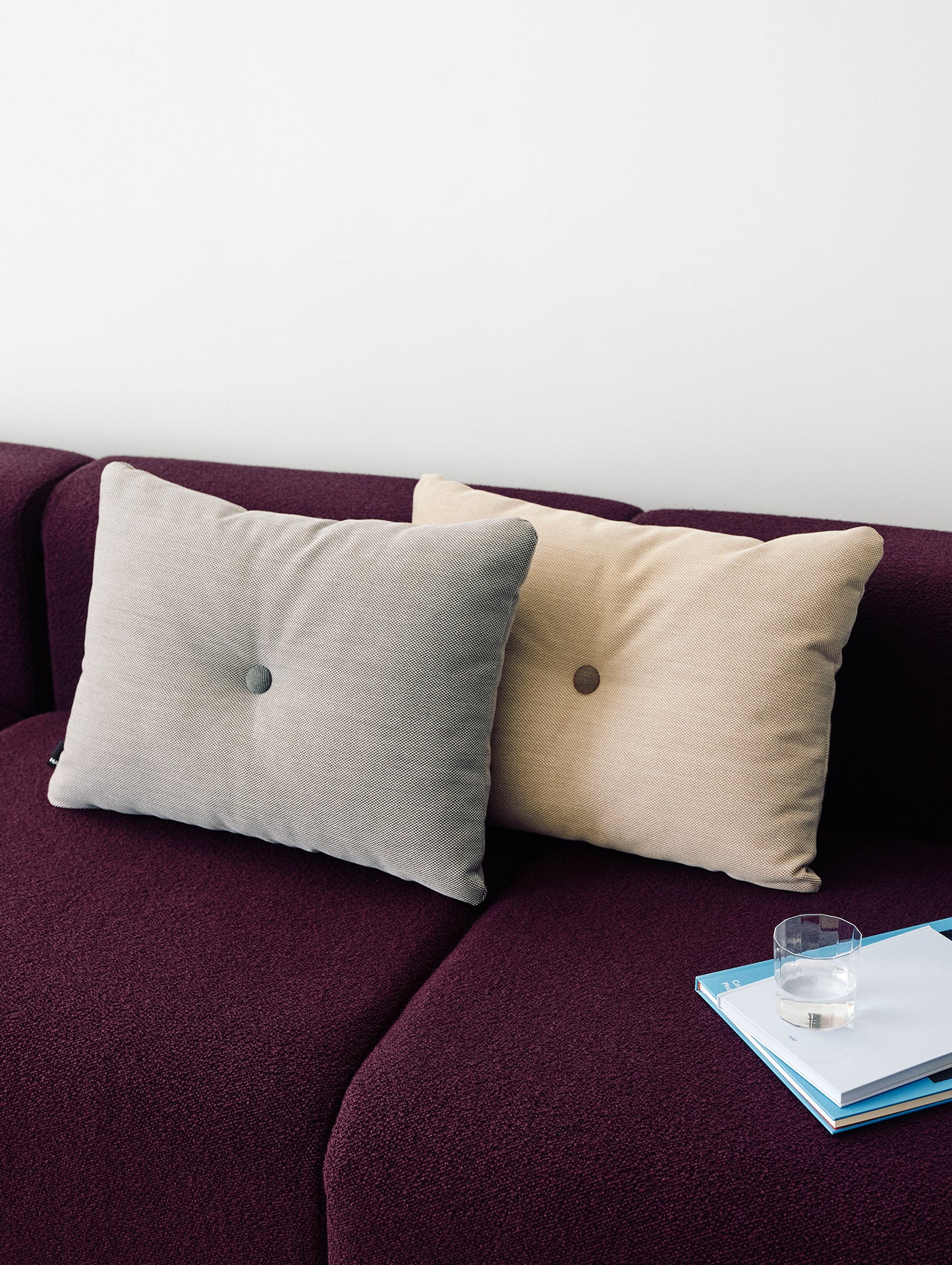 Dot Cushion by HAY - Steelcut Trio Sand , Light Grey