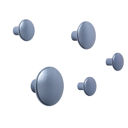 The Dots Metal Hooks by Muuto - Pale Blue Steel