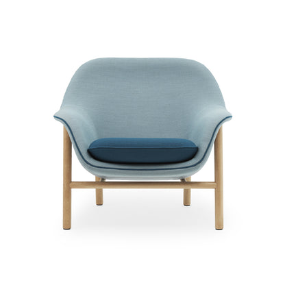 Drape Lounge Chair by Normann Copenhagen - Shell: Steelcut Trio 3 713 / Piping and Seat Cushion: Vidar 4 733