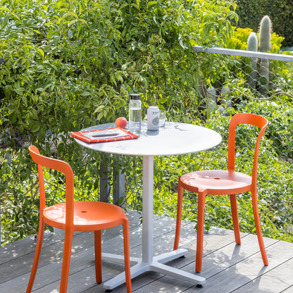 2 Inch Outdoor Cafe Table - X Base by Emeco