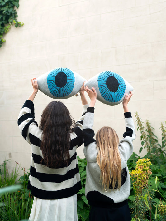 Eye Shaped Cushion by Donna Wilson