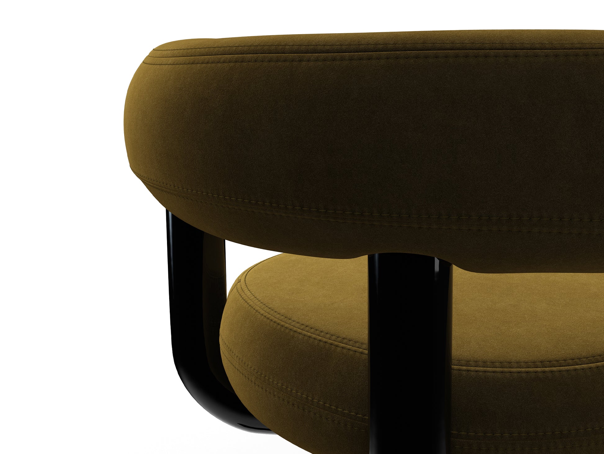 Fat Work Office Chair by Tom Dixon - Tom Dixon Royal Velvet 162