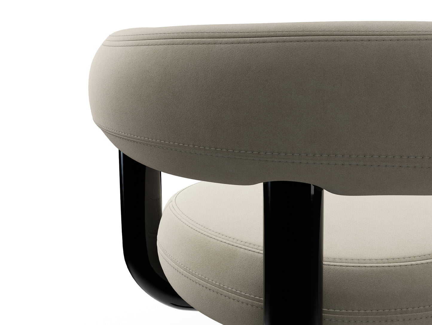 Fat Work Office Chair by Tom Dixon - Tom Dixon Royal Velvet 106