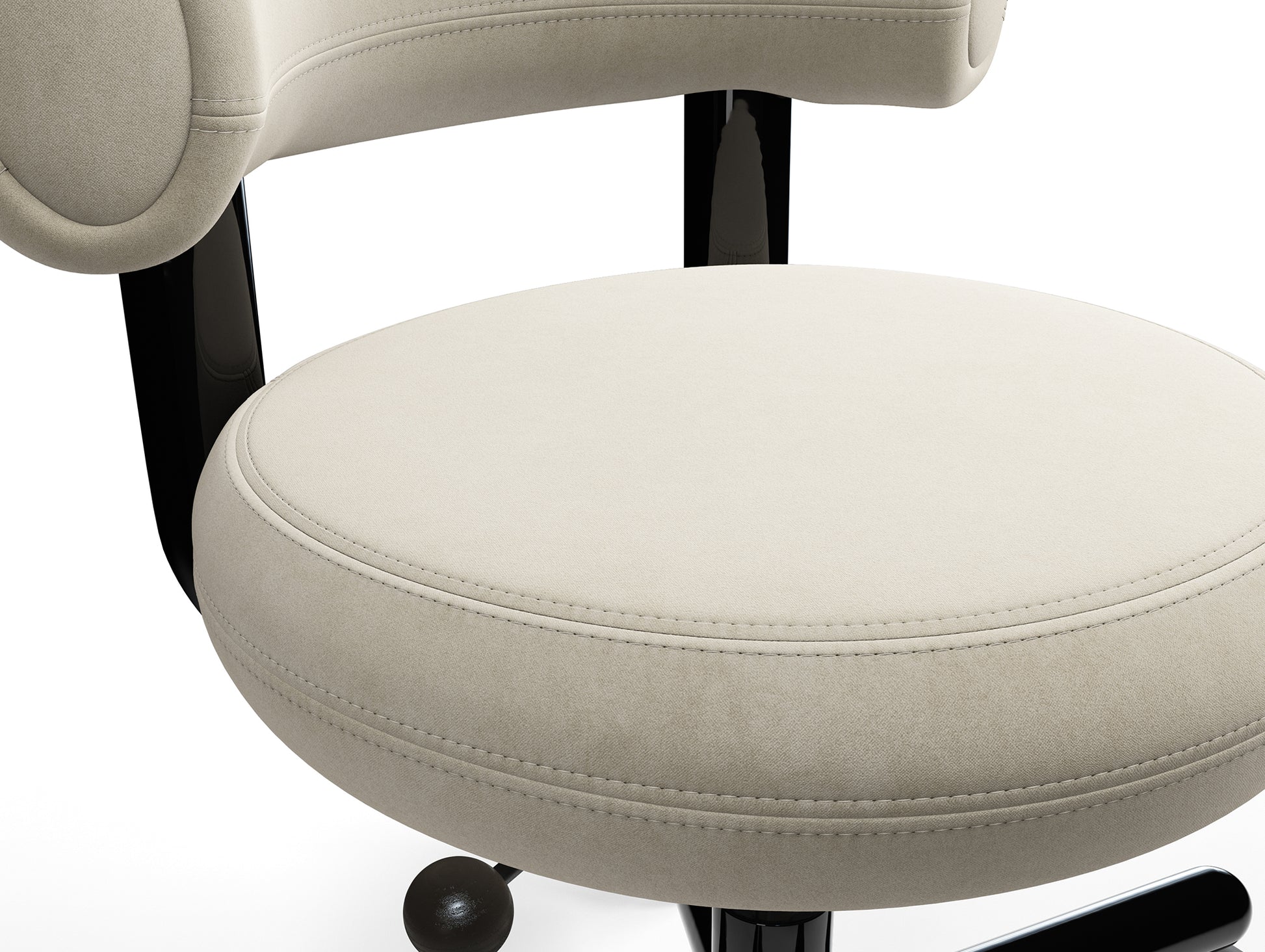 Fat Work Office Chair by Tom Dixon - Tom Dixon Royal Velvet 106