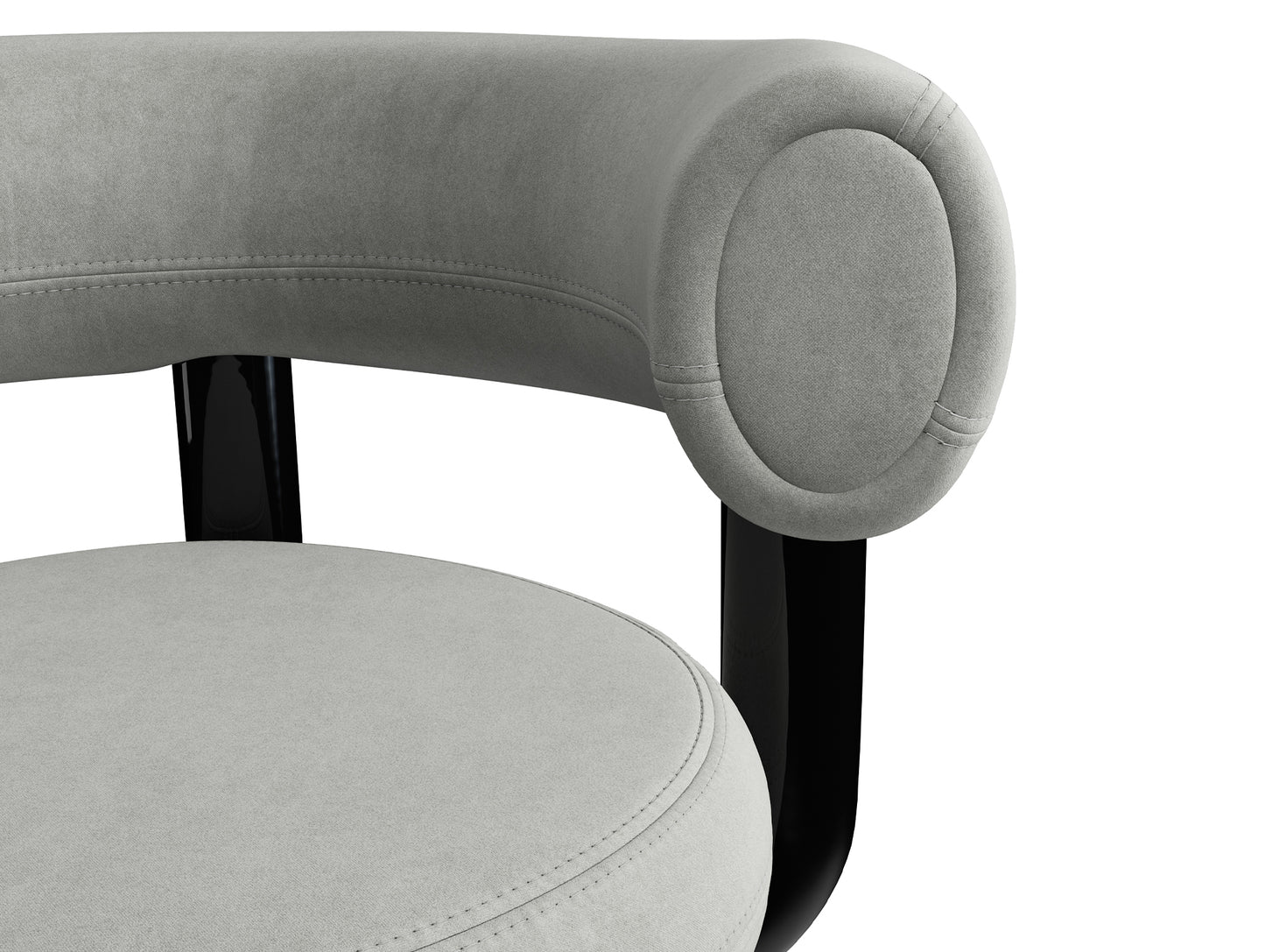 Fat Work Office Chair by Tom Dixon - Tom Dixon Royal Velvet 125